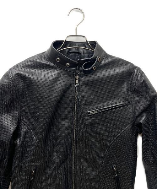 Liugoo Leathers（リューグーレザーズ）Liugoo Leathers (リューグーレザーズ) プロテクタージャケット ブラック サイズ:Ｌの古着・服飾アイテム