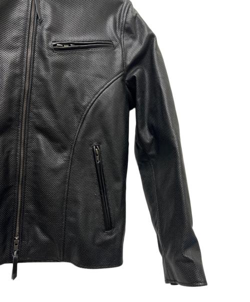 Liugoo Leathers（リューグーレザーズ）Liugoo Leathers (リューグーレザーズ) プロテクタージャケット ブラック サイズ:Ｌの古着・服飾アイテム