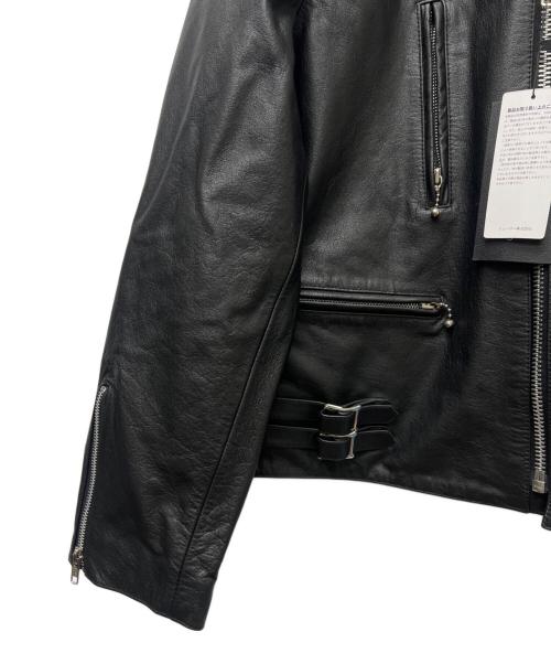 Liugoo Leathers（リューグーレザーズ）Liugoo Leathers (リューグーレザーズ) レザーライダースジャケット ブラック サイズ:５２の古着・服飾アイテム