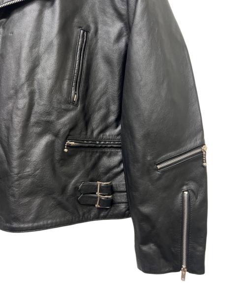 Liugoo Leathers（リューグーレザーズ）Liugoo Leathers (リューグーレザーズ) レザーライダースジャケット ブラック サイズ:５２の古着・服飾アイテム