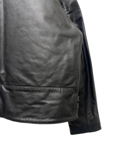 Liugoo Leathers（リューグーレザーズ）Liugoo Leathers (リューグーレザーズ) レザーライダースジャケット ブラック サイズ:５２の古着・服飾アイテム
