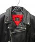 中古・古着 Liugoo Leathers (リューグーレザーズ) レザーライダースジャケット ブラック サイズ:５２：12000円
