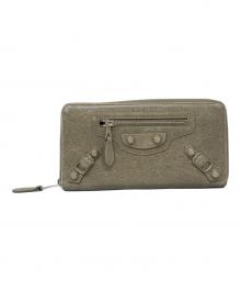 BALENCIAGA（バレンシアガ）の古着「長財布　BALENCIAGA（バレンシアガ）　ジャイアント コンチネンタル　253053」｜ベージュ