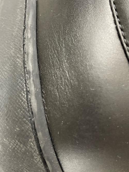 LOUIS VUITTON（ルイ ヴィトン）LOUIS VUITTON (ルイ ヴィトン) ローカットレザースニーカー ブラック サイズ:SIZE 10の古着・服飾アイテム