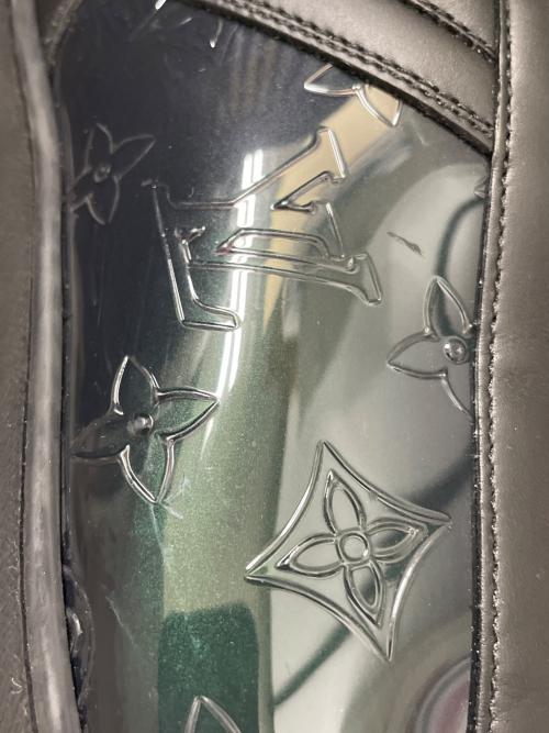 LOUIS VUITTON（ルイ ヴィトン）LOUIS VUITTON (ルイ ヴィトン) ローカットレザースニーカー ブラック サイズ:SIZE 10の古着・服飾アイテム