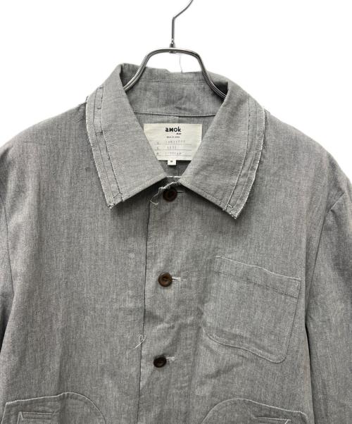amok（アモク）amok (アモク) アトリエコート グレー サイズ:Mの古着・服飾アイテム