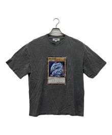 PUBLUX（パブリュクス）の古着「青眼の白龍Tシャツ」｜グレー