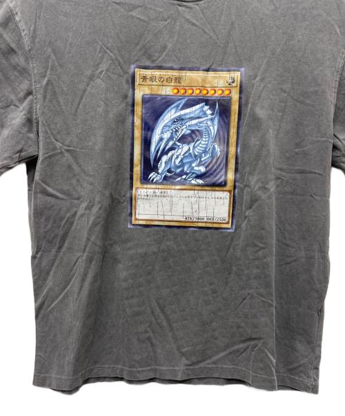 PUBLUX（パブリュクス）PUBLUX (パブリュクス) 青眼の白龍Tシャツ グレー サイズ:Ｌの古着・服飾アイテム