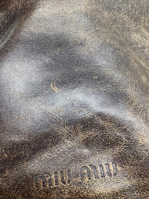 MIU MIU（ミュウミュウ）MIU MIU (ミュウミュウ) リバーシブルハンドバッグ ブラウンの古着・服飾アイテム