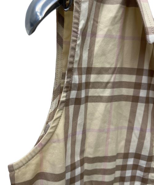BURBERRY（バーバリー）BURBERRY (バーバリー) ノースリーブシャツワンピース ベージュ サイズ:USA 6の古着・服飾アイテム