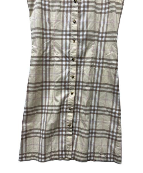 BURBERRY（バーバリー）BURBERRY (バーバリー) ノースリーブシャツワンピース ベージュ サイズ:USA 6の古着・服飾アイテム
