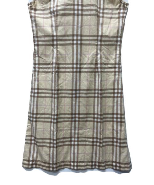 BURBERRY（バーバリー）BURBERRY (バーバリー) ノースリーブシャツワンピース ベージュ サイズ:USA 6の古着・服飾アイテム