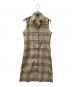 BURBERRY（バーバリー）の古着「ノースリーブシャツワンピース」｜ベージュ