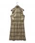 BURBERRY (バーバリー) ノースリーブシャツワンピース ベージュ サイズ:USA 6：6000円