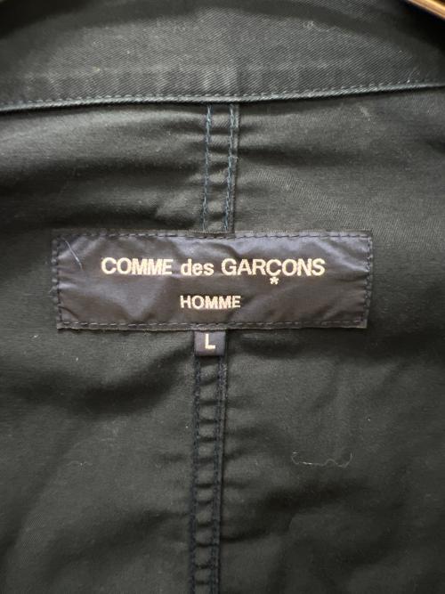 COMME des GARCONS HOMME（コムデギャルソン オム）COMME des GARCONS HOMME (コムデギャルソン オム) ジャケット ブラック サイズ:Ｌの古着・服飾アイテム