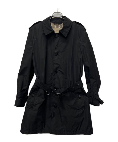 BURBERRY BRIT（バーバリーブリット）BURBERRY BRIT (バーバリーブリット) ステンカラーコート ブラック サイズ:Ｌの古着・服飾アイテム