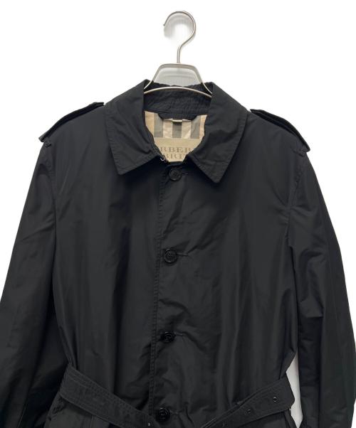 BURBERRY BRIT（バーバリーブリット）BURBERRY BRIT (バーバリーブリット) ステンカラーコート ブラック サイズ:Ｌの古着・服飾アイテム
