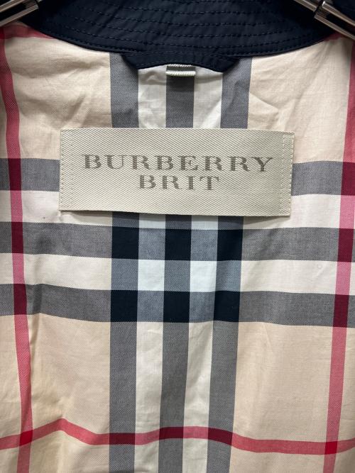 BURBERRY BRIT（バーバリーブリット）BURBERRY BRIT (バーバリーブリット) ステンカラーコート ブラック サイズ:Ｌの古着・服飾アイテム