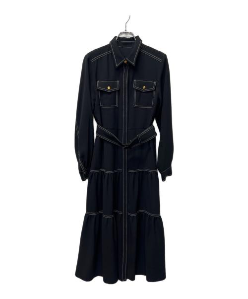GRACE CLASS（グレースクラス）GRACE CLASS (グレースクラス) 長袖ワンピース ブラック サイズ:３６の古着・服飾アイテム