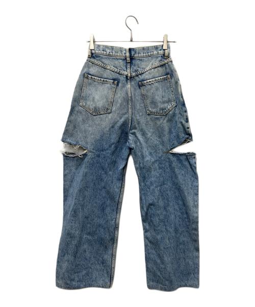 Maison Margiela（メゾンマルジェラ）Maison Margiela (メゾンマルジェラ) スラッシュディテール デニム ブルー サイズ:３８の古着・服飾アイテム