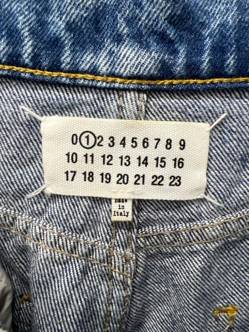 Maison Margiela（メゾンマルジェラ）Maison Margiela (メゾンマルジェラ) スラッシュディテール デニム ブルー サイズ:３８の古着・服飾アイテム