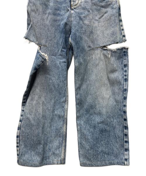 Maison Margiela（メゾンマルジェラ）Maison Margiela (メゾンマルジェラ) スラッシュディテール デニム ブルー サイズ:３８の古着・服飾アイテム