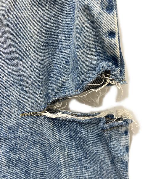 Maison Margiela（メゾンマルジェラ）Maison Margiela (メゾンマルジェラ) スラッシュディテール デニム ブルー サイズ:３８の古着・服飾アイテム
