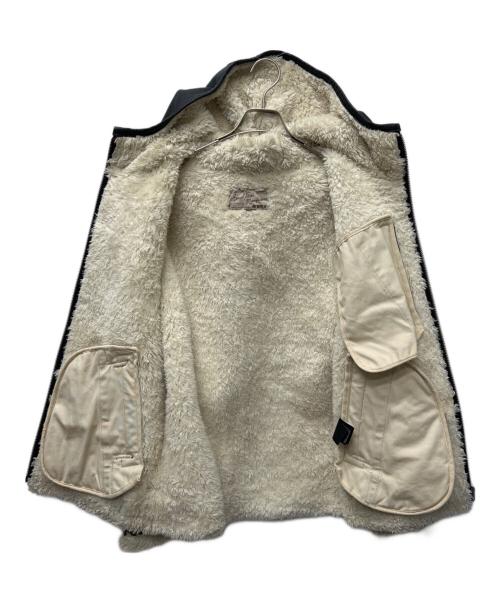 AVIREX（アヴィレックス）AVIREX (アヴィレックス) フリースボンディングレザーパーカー ブラック サイズ:Ｌの古着・服飾アイテム