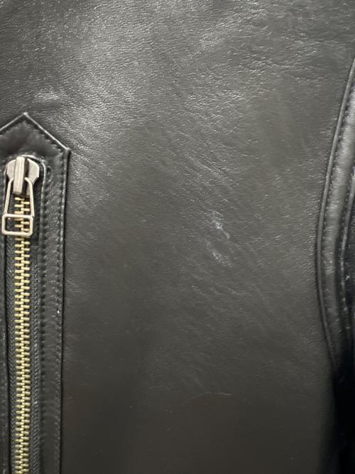 AVIREX（アヴィレックス）AVIREX (アヴィレックス) フリースボンディングレザーパーカー ブラック サイズ:Ｌの古着・服飾アイテム
