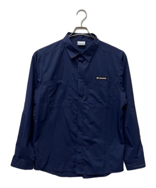 Columbia（コロンビア）Columbia (コロンビア) グレイシャルビスタロングスリーブシャツ ネイビー サイズ:Mの古着・服飾アイテム