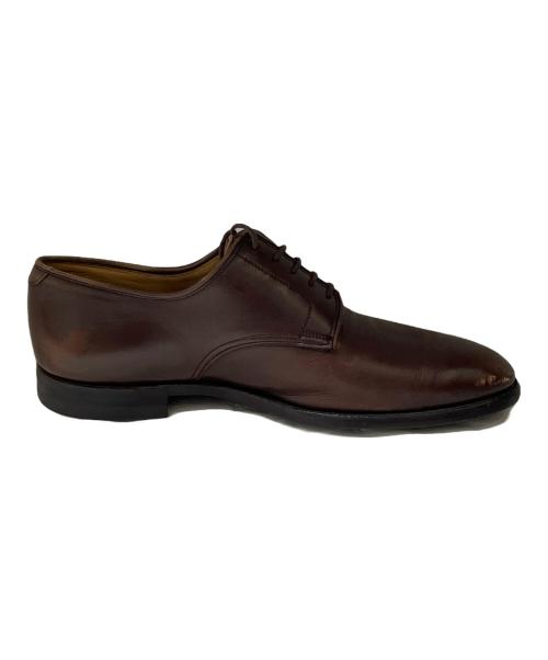 Crockett & Jones（クロケット＆ジョーンズ）Crockett & Jones (クロケット＆ジョーンズ) Uチップシューズ ブラウン サイズ:3 1/8の古着・服飾アイテム