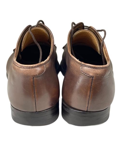 Crockett & Jones（クロケット＆ジョーンズ）Crockett & Jones (クロケット＆ジョーンズ) Uチップシューズ ブラウン サイズ:3 1/8の古着・服飾アイテム