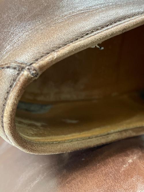 Crockett & Jones（クロケット＆ジョーンズ）Crockett & Jones (クロケット＆ジョーンズ) Uチップシューズ ブラウン サイズ:3 1/8の古着・服飾アイテム