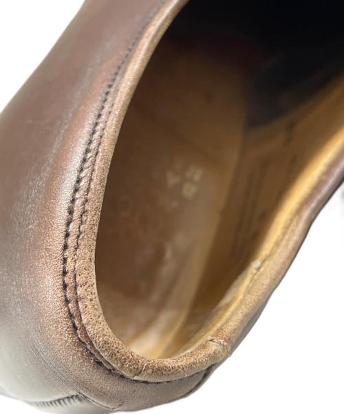 Crockett & Jones（クロケット＆ジョーンズ）Crockett & Jones (クロケット＆ジョーンズ) Uチップシューズ ブラウン サイズ:3 1/8の古着・服飾アイテム