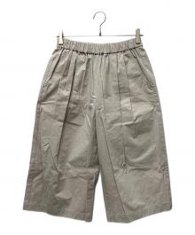 KAGURE（カグレ）の古着「ハイカウントコットンハーフパンツ」｜ベージュ