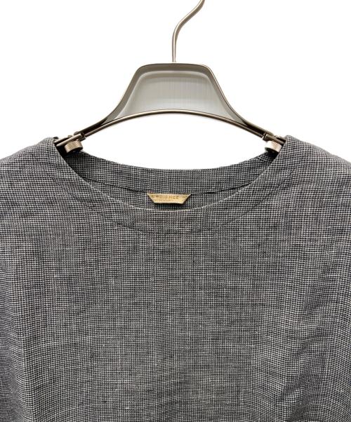 ARTS&SCIENCE（アーツアンドサイエンス）ARTS&SCIENCE (アーツアンドサイエンス) プルオーバーリネンブラウス グレー サイズ:1の古着・服飾アイテム