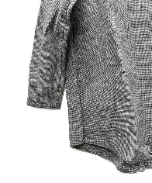 ARTS&SCIENCE（アーツアンドサイエンス）ARTS&SCIENCE (アーツアンドサイエンス) プルオーバーリネンブラウス グレー サイズ:1の古着・服飾アイテム