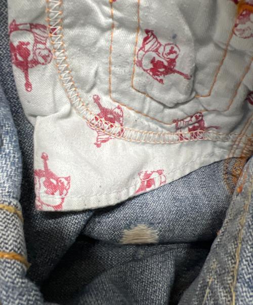 TRUE RELIGION（トゥルー レリジョン）TRUE RELIGION (トゥルー レリジョン) ダメージフレアデニム インディゴ サイズ:23の古着・服飾アイテム