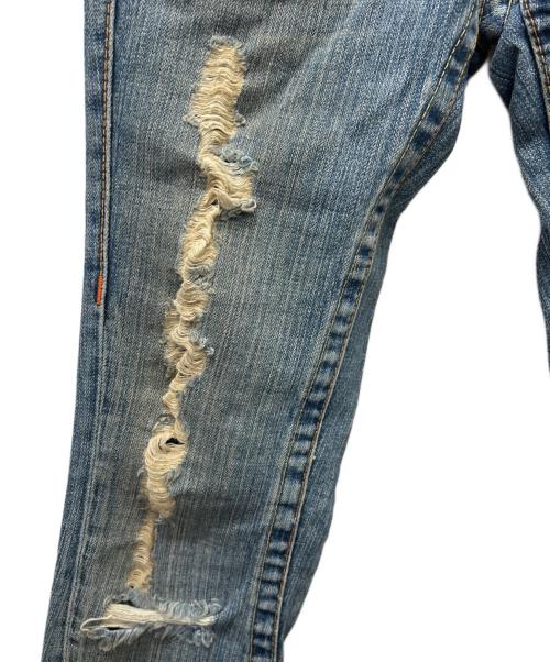 TRUE RELIGION（トゥルー レリジョン）TRUE RELIGION (トゥルー レリジョン) ダメージフレアデニム インディゴ サイズ:23の古着・服飾アイテム
