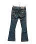 TRUE RELIGION (トゥルー レリジョン) ダメージフレアデニム インディゴ サイズ:23：7000円