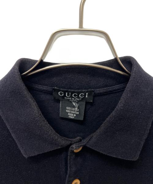 GUCCI（グッチ）GUCCI (グッチ) 半袖ポロシャツ ブラック サイズ:不明の古着・服飾アイテム