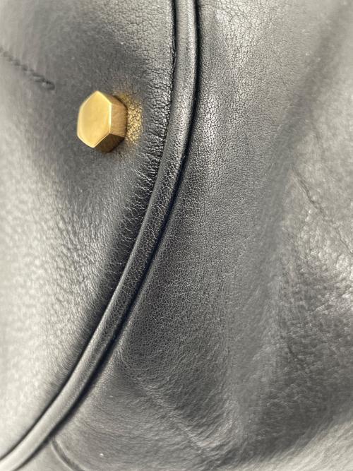 ANYA HINDMARCH（アニヤ・ハインドマーチ）ANYA HINDMARCH (アニヤ・ハインドマーチ) 2WAYバッグ ブラックの古着・服飾アイテム