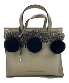 MARC JACOBS（マークジェイコブス）の古着「ビーズ＆ポム ショルダーバッグ」｜ベージュ