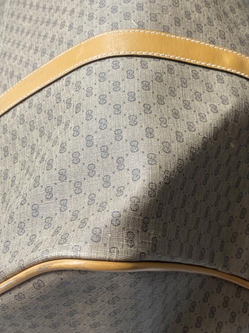 OLD GUCCI（グッチ）OLD GUCCI (グッチ) マイクロGG ボストンバッグ ベージュの古着・服飾アイテム