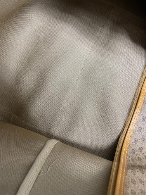 OLD GUCCI（グッチ）OLD GUCCI (グッチ) マイクロGG ボストンバッグ ベージュの古着・服飾アイテム