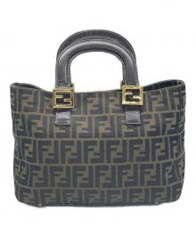 FENDI（フェンディ）の古着「ズッカハンドバッグ」｜ベージュ