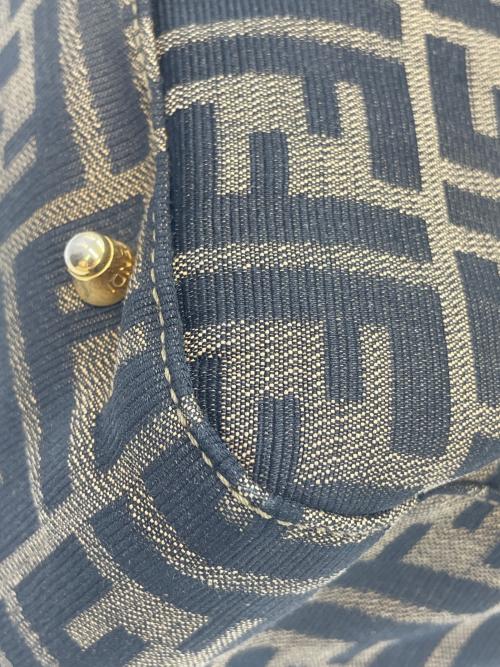 FENDI（フェンディ）FENDI (フェンディ) ズッカハンドバッグ ベージュの古着・服飾アイテム