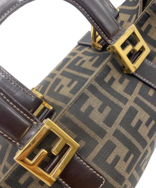 FENDI（フェンディ）FENDI (フェンディ) ズッカハンドバッグ ベージュの古着・服飾アイテム
