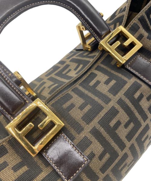 FENDI（フェンディ）FENDI (フェンディ) ズッカハンドバッグ ベージュの古着・服飾アイテム