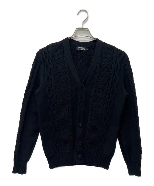 Hysteric Glamour（ヒステリックグラマー）Hysteric Glamour (ヒステリックグラマー) スパイダーケーブルカーディガン ブラック サイズ:Mの古着・服飾アイテム